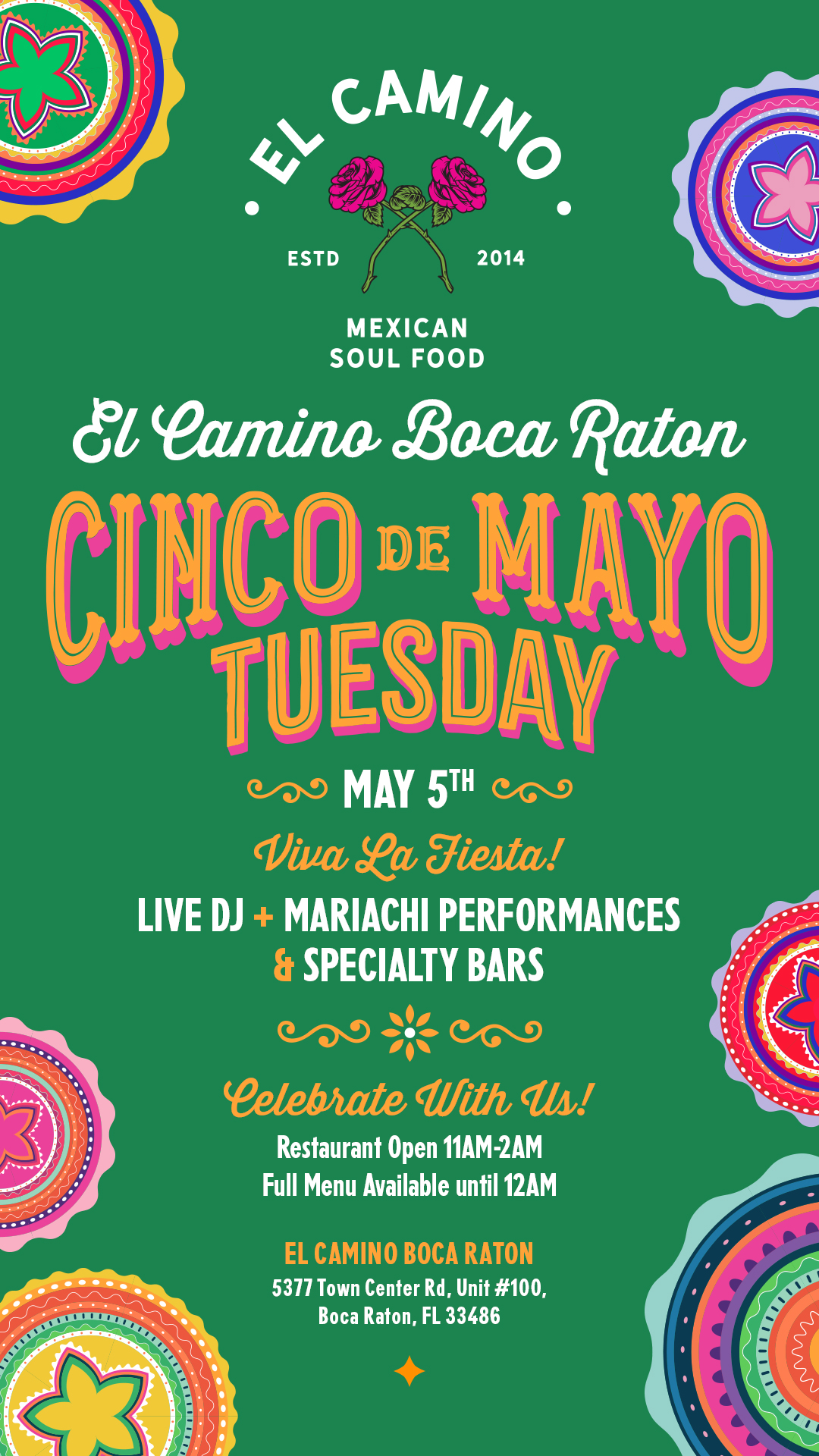 El Camino Boca Raton Cinco de Mayo Celebration May 2026